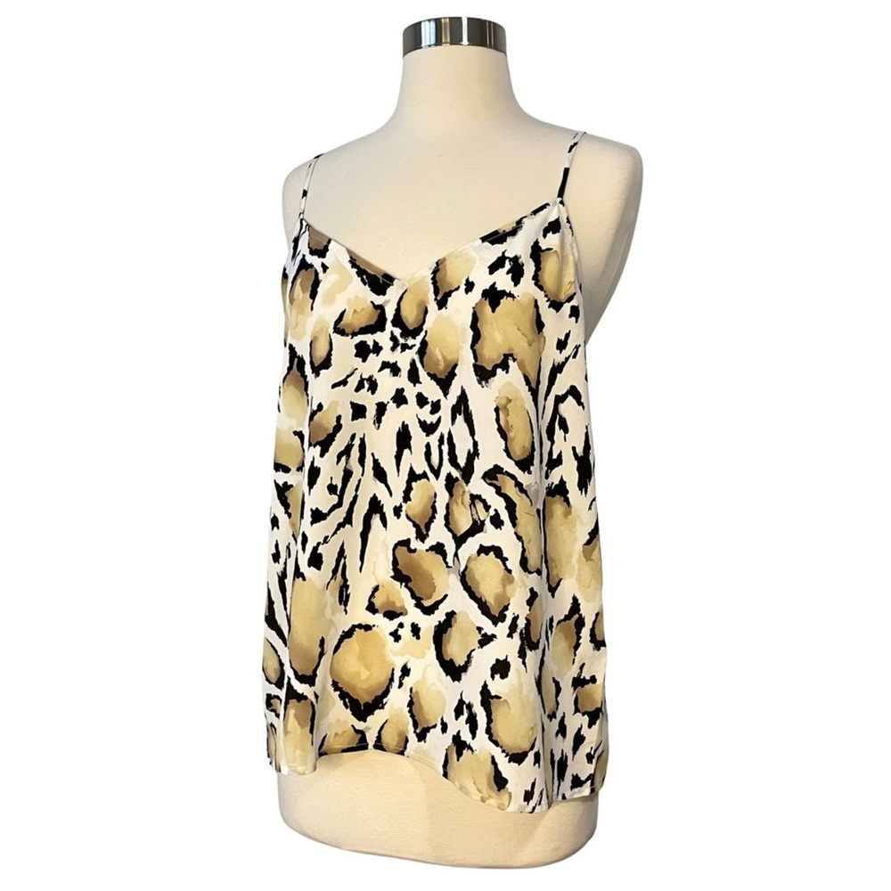 Equipment Layla Leopard Print Silk Cami